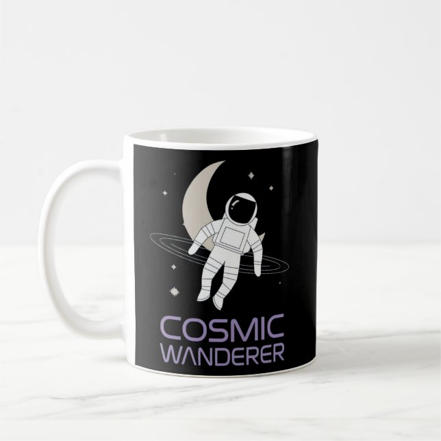 Caneca De Café Wanderer Cósmico (Esquerda)