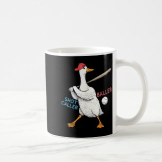 Caneca De Café Wanna Be Baller Shot Caller Funny Goose Playing