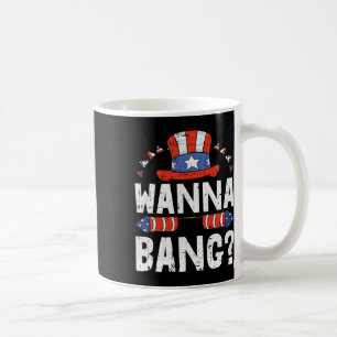 Caneca De Café Wanna Ng 4 De Julho Fogos De Artifício Engraçados