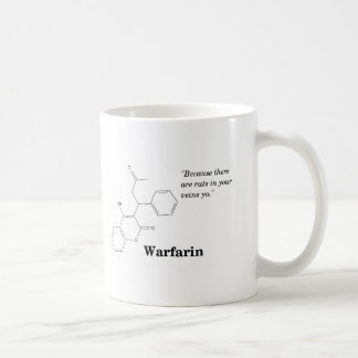 Caneca De Café Warfarin (sangue mais fino)