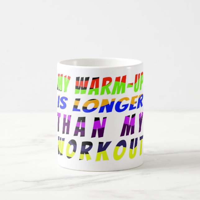 Caneca De Café  Warm-Up Wins (Centro)