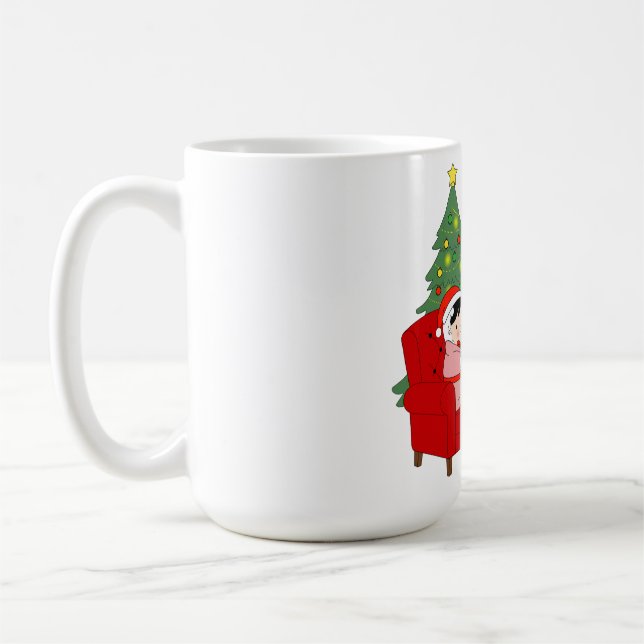 Caneca De Café Warm Wishes This Christmas - mug (Esquerda)