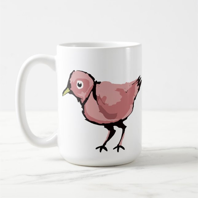 Caneca De Café Warning Bird (Esquerda)