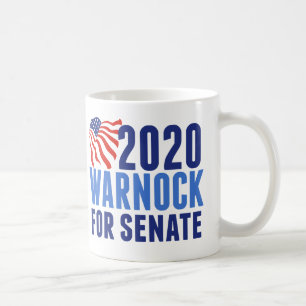 Caneca De Café Warnock para o Senado