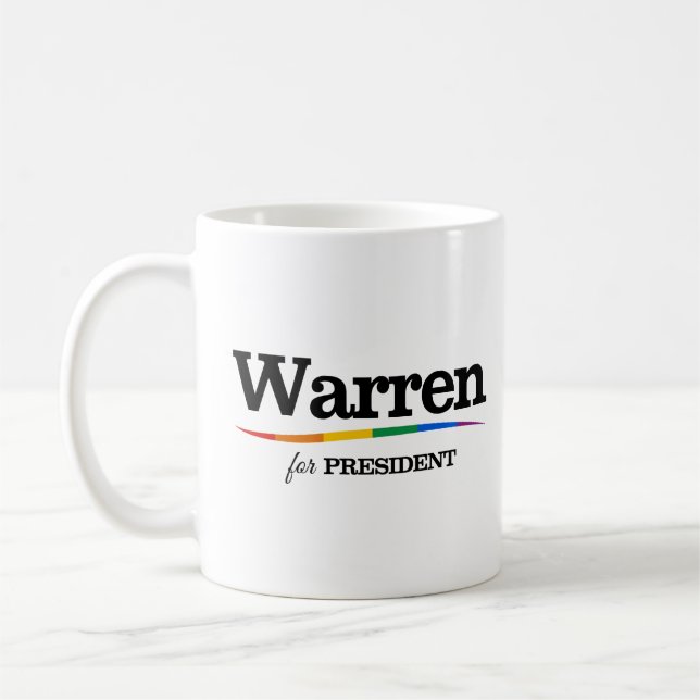 Caneca De Café Warren Presidente (Esquerda)