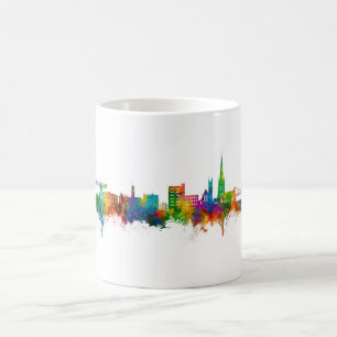 Caneca De Café Warrington England Skyline