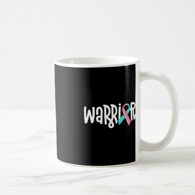Caneca De Café Warrior BRCA - Cancer de consciência pré-vivo Mase (Direita)