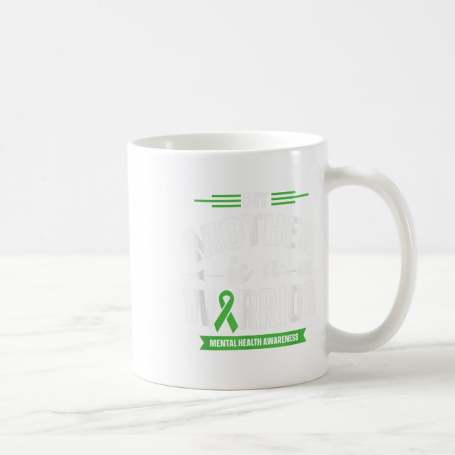 Caneca De Café Warrior de Faixa Verde &amp; Suportadores - Heat M (Direita)
