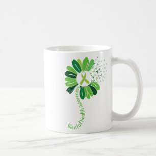 Caneca De Café Warrior de Faixa Verde & Suportadores - Heat M