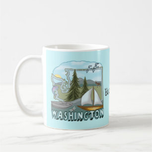 Caneca De Café Washington