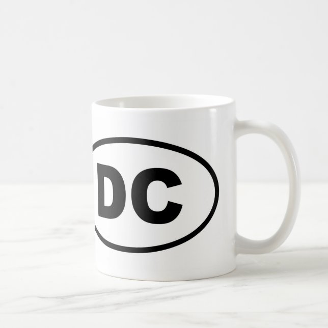 Caneca De Café Washington DC District of Columbia (Direita)