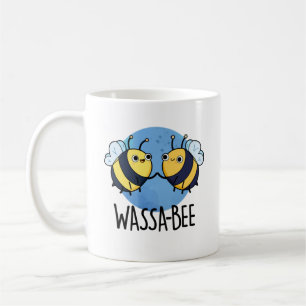 Caneca De Café Wassabee Cute Wasabi Bee Pun