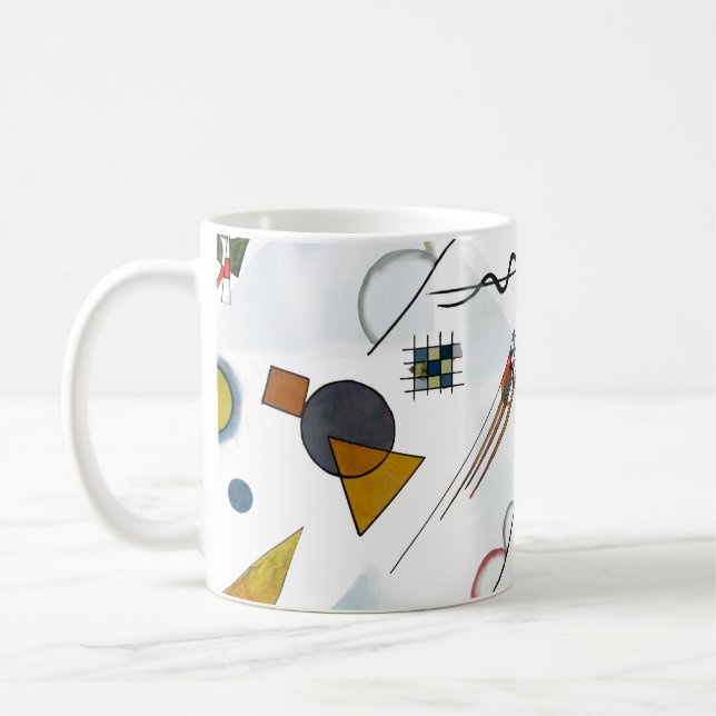 Caneca De Café Wassily Kandinsky Composition Abstrato Mug (Esquerda)