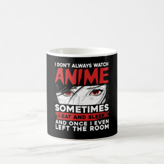 Caneca De Café watch anime funny manga Design for anime quotes