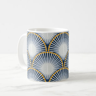 Caneca De Café Water Lily Art Deco