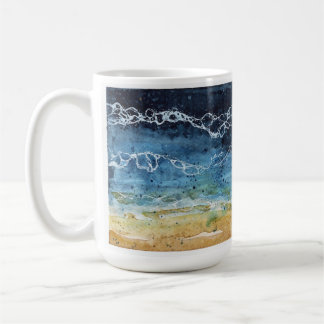 Caneca De Café Watercolor Beach Mug