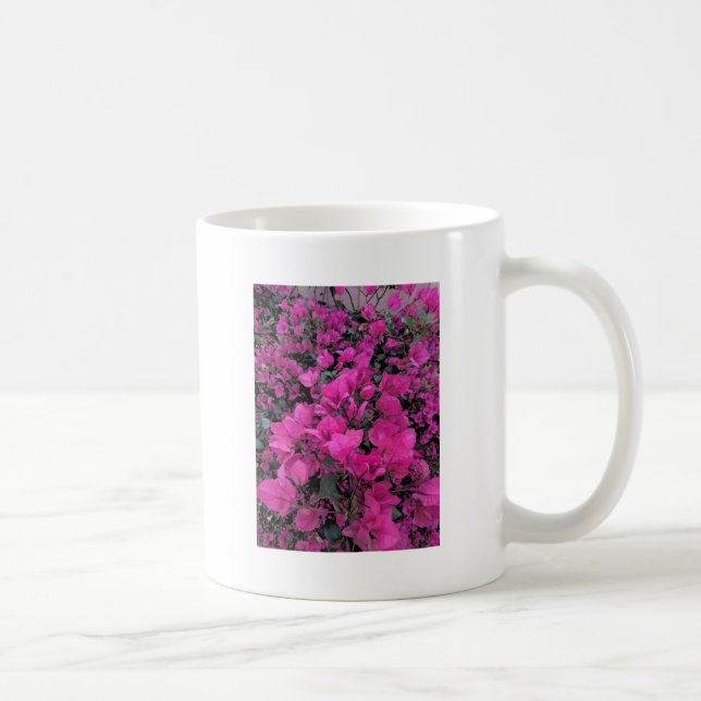 Caneca De Café Watercolor-Bougainvillea (Direita)