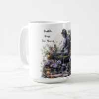 Watercolor Budha Garden Harmony Mug