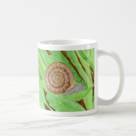 Caneca De Café Watercolor de Snail