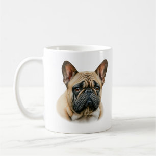 Caneca De Café Watercolor French Buldog