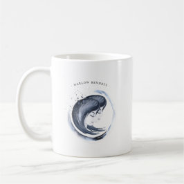 Caneca De Café Watercolor Gemini Astrology Sinal Zodiac | Monogra