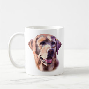Caneca De Café Watercolor Labrador Retriever