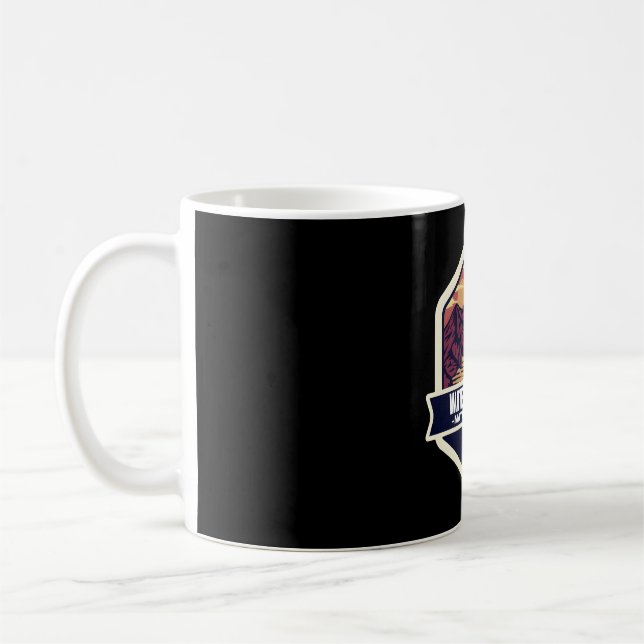 Caneca De Café Waterton Lagos , Alberta � Espírito das Montanhas (Esquerda)
