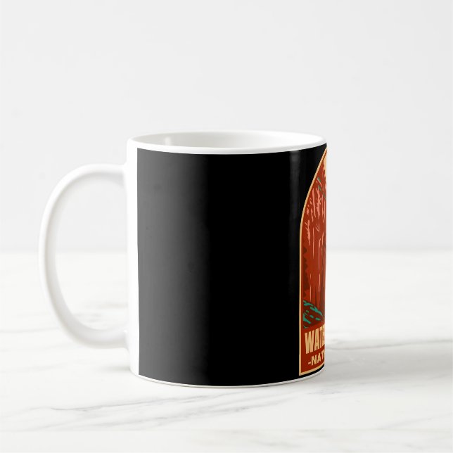 Caneca De Café Waterton Lagos , Alberta � Espírito das Montanhas (Esquerda)
