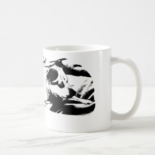 Caneca De Café Watful Terrier no cobertor do inverno