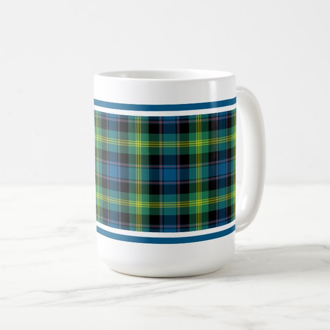 Caneca De Café Watson Clan Tartan (Frente Esquerda)