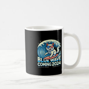 Caneca De Café Wave Breing 2024 Cat Owners Kamala Harris 2024 Des