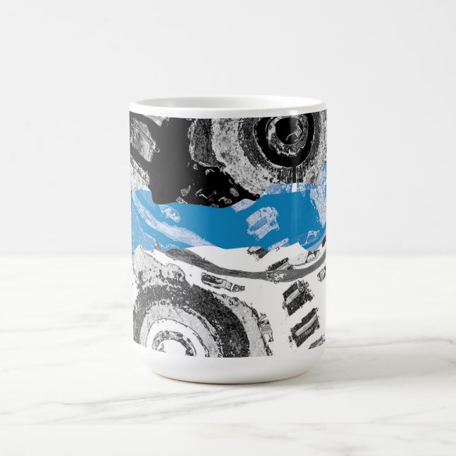 Caneca De Café Wave Mechanism – Custom Mug (11 oz, Ceramic, Dishw (Centro)
