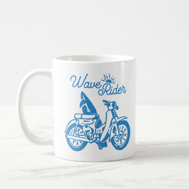 Caneca De Café Wave Rider (Esquerda)