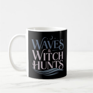 Caneca De Café Waves e bruxas caçam bruxas fantasiosas leitoras d