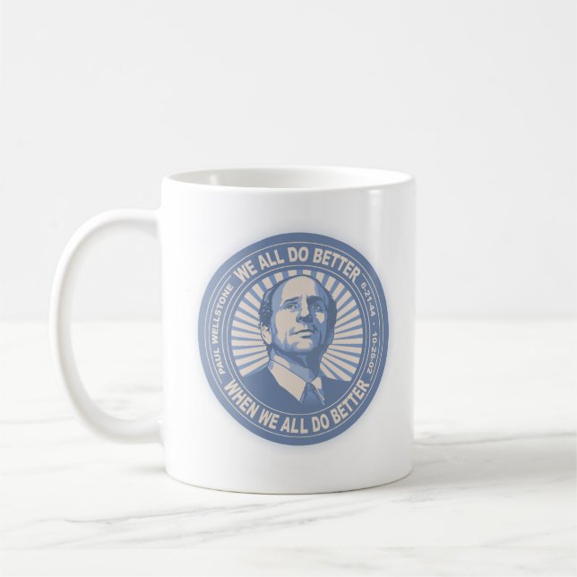 Caneca De Café We All Do Better - Wellstone (Esquerda)