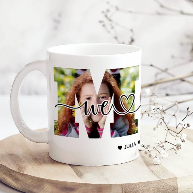 Caneca De Café We Love You Mom Add Photo And Name (Criador carregado)