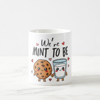 Caneca De Café We Mint to Be Cookie and Milk Mug