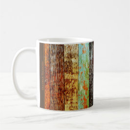 Caneca De Café Weathered Wood Style Mug