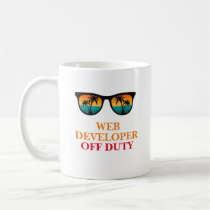 Caneca De Café Web Developer Off Duty