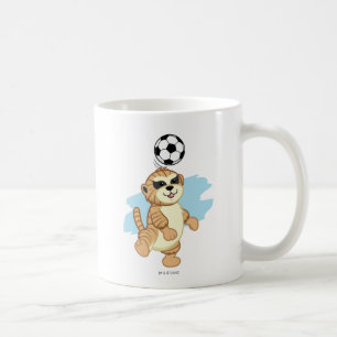 Caneca De Café Webkinz   Meerkat que joga o futebol 2