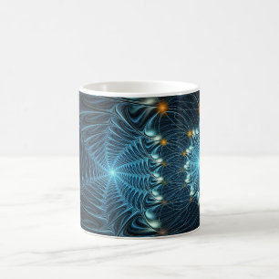 Caneca De Café Webs de Aranha Metálica