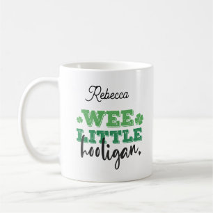 Caneca De Café Wee Little Hooligan rua personalizada. Dia de Pa