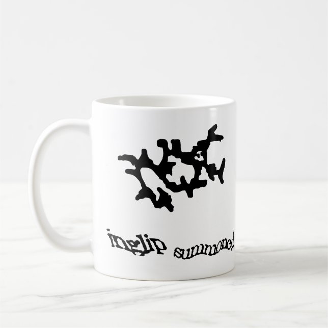 Caneca De Café Weedalua de chamada preto (Esquerda)