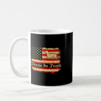 Caneca De Café Weenie The People 4 De Julho Bandeira Americana Do