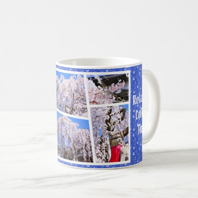 Caneca De Café Weeping Cherry コーヒーマグカップ (Frente Esquerda)