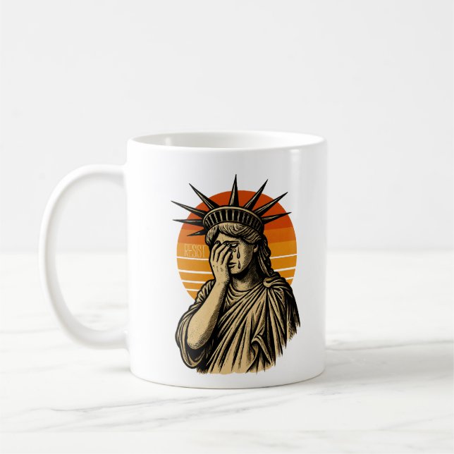 Caneca De Café Weeping Liberty Mug (Esquerda)