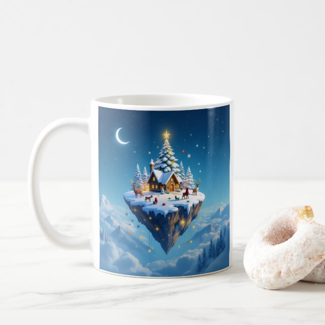 Caneca De Café „Weihnachtliche Harmonie“ (Com Donut)