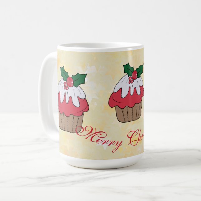 Caneca De Café Weihnachtsmuffin  serviette (Frente Esquerda)