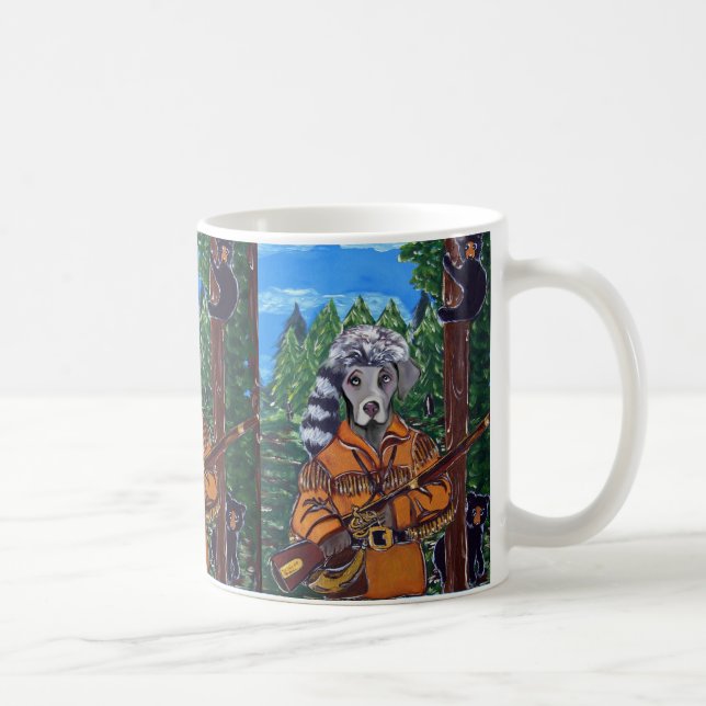 Caneca De Café Weimaraner (Direita)