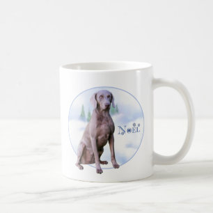 Caneca De Café Weimaraner Noel